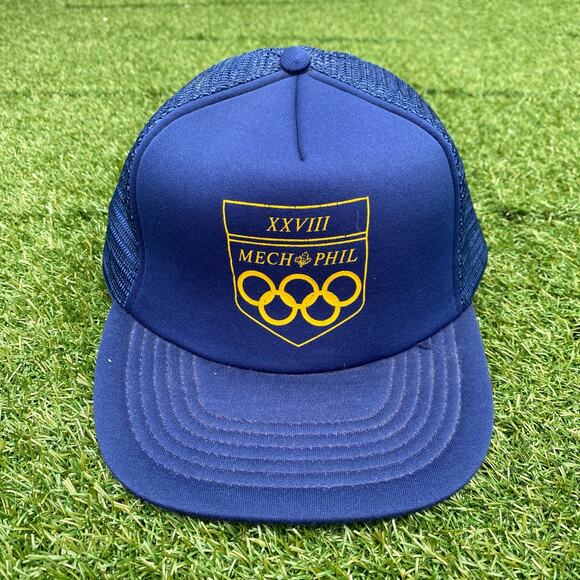 Olympics XXVIII 1990's Vintage Trucker Snapback Hat - Picture 1 of 5
